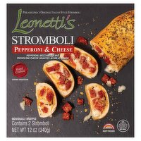 Leonetti's Pepperoni & Cheese Stromboli, 2 count, 12 oz