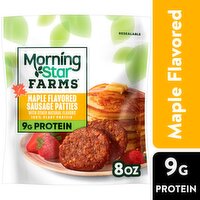 MorningStar Farms Maple Flavored Vegan Sausage Patties, 6 count, 8 oz