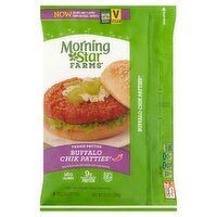 MorningStar Farms Buffalo Chik'n Vegan Patties, 4 count, 10 oz, 10 Ounce