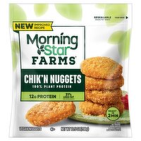 Morningstar Farms Chik'n Vegan Nuggets, 10.5 oz, 10.5 Ounce