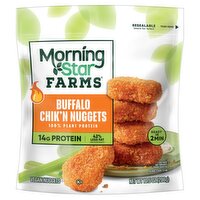 MorningStar Farms Buffalo Chik'n Vegan Nuggets, 10.5 oz, 10.5 Ounce