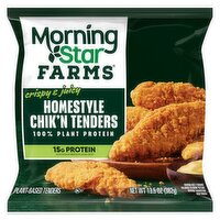 MorningStar Farms Crispy & Juicy Homestyle Chik'n Plant-Based Tenders, 13.5 oz, 13.5 Ounce