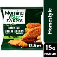 MorningStar Farms Crispy & Juicy Homestyle Chik'n Plant-Based Tenders, 13.5 oz