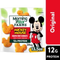 MorningStar Farms Mickey Mouse Shaped Chik'n Vegan Nuggets, 13.5 oz