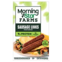 MorningStar Farms Plant-Based Sausage Links, 8 oz, 8 Ounce