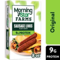 MorningStar Farms Plant-Based Sausage Links, 8 oz