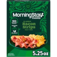 MorningStar Farms Classic Vegetarian Bacon Strips, 5.25 oz