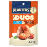 Planters Ranch Flavored Almonds & Buffalo Flavored Cashews Nut Duos, 5 oz, 5 Ounce