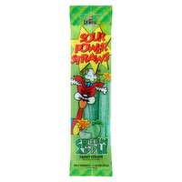 Dorval Sour Power Green Apple Candy Straws, 9 count, 1.75 oz