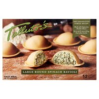 Talluto's Large Round Spinach Ravioli, 12 count, 15 oz