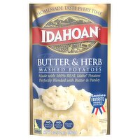 Idahoan Idahoan Butter & Herb Mashed Potatoes, 4 oz, 4 Ounce 