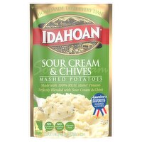 Idahoan Sour Cream & Chives Mashed Potatoes, 4 oz, 4 Ounce