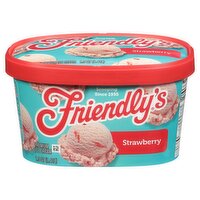 Friendly's Strawberry Premium Ice Cream, 1.5 qt