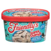 Friendly's Super Stuffed Cookies & Cream Ripple Frozen Dairy Dessert, 1.5 qt