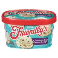 Friendly's Chocolate Chip Cookie Dough Premium Ice Cream, 1.5 qt