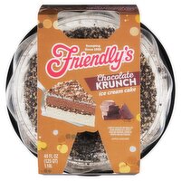 Friendly's Chocolate Krunch Ice Cream Cake, 40 fl oz, 40 Fluid ounce