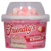 Friendly's Strawberry Krunch Ice Cream Cake, 8.5 fl oz, 8.5 Fluid ounce