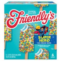 Friendly's Super Hero Ice Cream Bars, 2.75 fl oz, 6 count