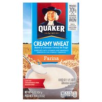 Quaker Creamy Wheat Farina, 16 oz