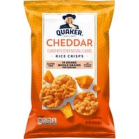 Quaker Popped Rice Crisps Cheddar 3.03 Oz, 3.03 Ounce