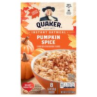 Quaker Pumpkin Spice Instant Oatmeal Limited Edition, 1.5 oz, 8 count