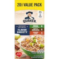Quaker Instant Oatmeal Flavor Variety 1.51 Oz 20 Count