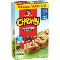 Quaker Chewy Granola Bars Chocolate Chip 0.84 Oz, 18 Count