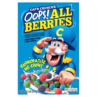 Cap'n Crunch's Opps! All Berries Sweetened Corn & Oat Cereal, 10.3 oz, 10.3 Ounce