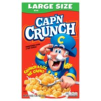 Cap'n Crunch Sweetened Corn & Oat Cereal Large Size, 18 oz, 18 Ounce