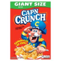 Cap'n Crunch Sweetened Corn & Oat Cereal Giant Size, 25.7 oz