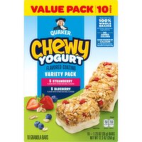 Quaker Chewy Yogurt Strawberry and Blueberry Variety Pack 12.3 Oz 10 Ct