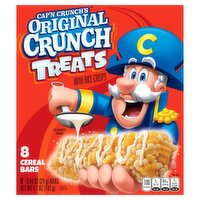 Cap'n Crunch's Original Crunch Treats with Rice Crisps Cereal Bars, 0.84 oz, 8 count