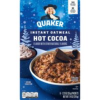 Quaker Instant Oatmeal Hot Cocoa 7.4 Oz, 6 Count