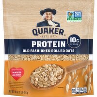 Quaker Protein Old Fashioned Rolled Oats 16 Oz