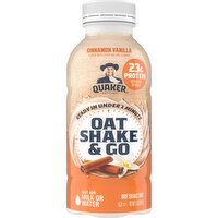 Quaker Oat Shake & Go Dry Shake Mix Cinnamon Vanilla 1.5 Oz