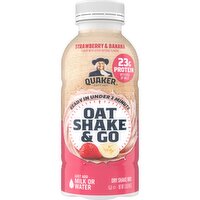 Quaker Oat Shake & Go Dry Shake Mix Strawberry & Banana, 1.5 Oz