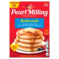 Pearl Milling Company Buttermilk Pancake & Waffle Mix Large Size, 32 oz, 32 Ounce