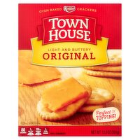 Town House Light and Buttery Original Oven Baked Crackers, 13.8 oz