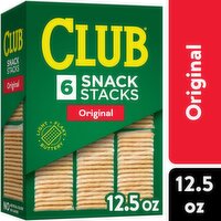 Club Snack Stacks Original Crackers, 6 count, 12.5 oz