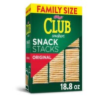 Kellogg's Club Snack Stacks Original Crackers Family Size, 9 count, 18.8 oz