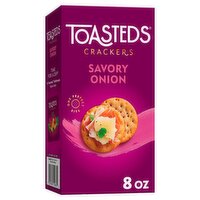 Kellogg's Toasteds Savory Onion Crackers, 8 oz