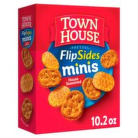Town House Pretzel Flip Sides Minis House Seasoned Oven Baked Crackers, 10.2 oz