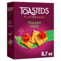 Toasteds Italian Herb Oven Baked Crackers, 8.7 oz