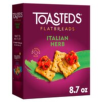 Toasteds Italian Herb Oven Baked Crackers, 8.7 oz