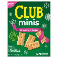 Club Minis Cinnamon Sugar Crackers Limited Edition, 11 oz