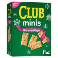 Club Minis Cinnamon Sugar Crackers Limited Edition, 11 oz