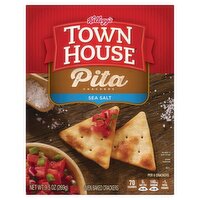 Town House Pita Sea Salt Oven Baked Crackers, 9.5 oz