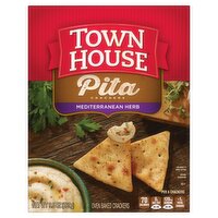 Town House Mediterranean Herb Pita Crackers, 9.5 oz