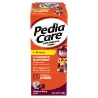 Pedia Care Original Berry Flavor Children's Ibuprofen Oral Suspension, 2-11 years, 4 fl oz