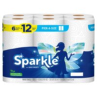 Sparkle Pick-A-Size Paper Towels, 6 Double Rolls